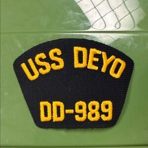 USS Deyo DD-989 embroidered naval Patch